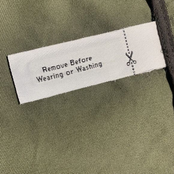 J. Crew Resin Coated Twill Field Olive Green Jacket XS Women’s - Picture 13 of 15